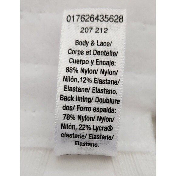 Lilyette Fit For You Bra Size 40DD Full Coverage Underwire Floral Lace Smoothing - Picture 9 of 9